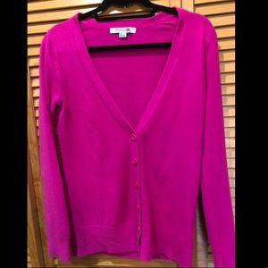 Forever 21 Neon Hot Pink Cardigan Large